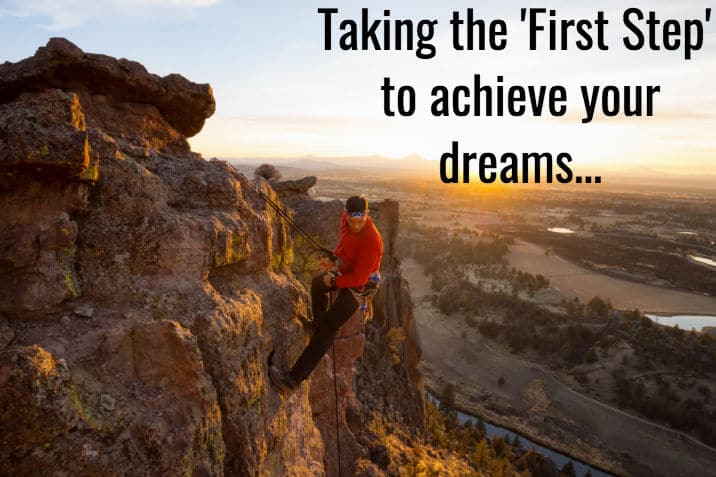 taking-first-step-to-achieve-dreams