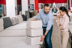 mattresses-in-furniture-store